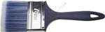 ЗУБР Аква КП-13 75 мм, 3'' искусственная щетина, пластмассовая ручка, Плоская кисть, МАСТЕР (4-01013-075)