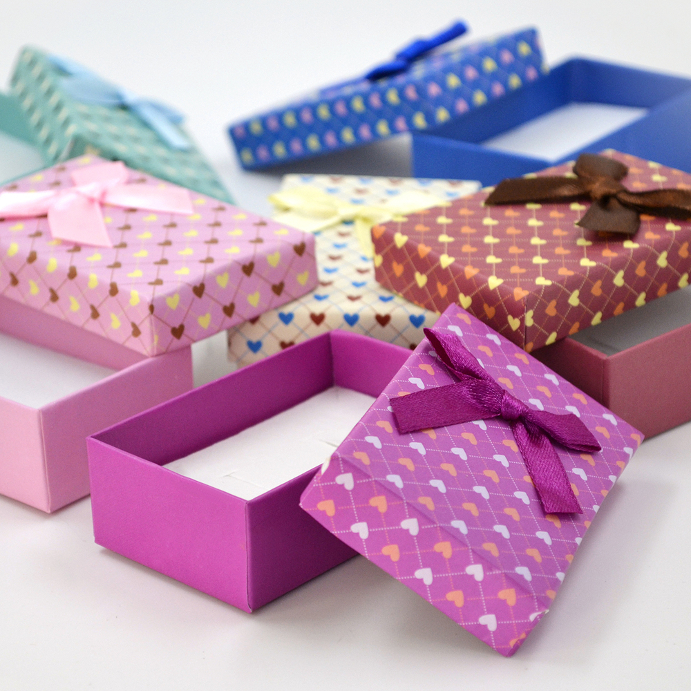 Прямоугольный подарочный футляр №19 под кольцо