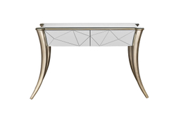 KFC665 Консоль зеркальная 2 ящика 132*45*82см