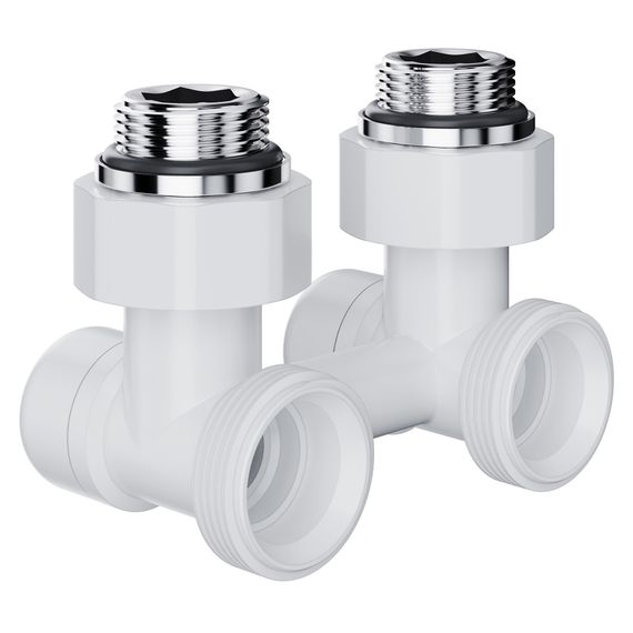 Узел нижнего подключения Royal Thermo Design угловой 1/2quot;х3/4quot; EK (белый) купить в Москве и Московской области по низкой цене с доставкой по России — (1) Узел нижнего подключения Royal Thermo Design угловой 1/2quot;х3/4quot; EK (белый) — (1)