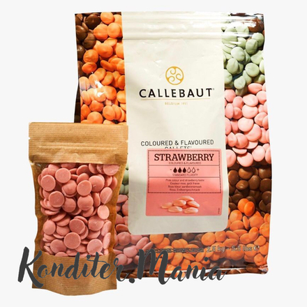 Шоколад Callebaut Клубника 250гр