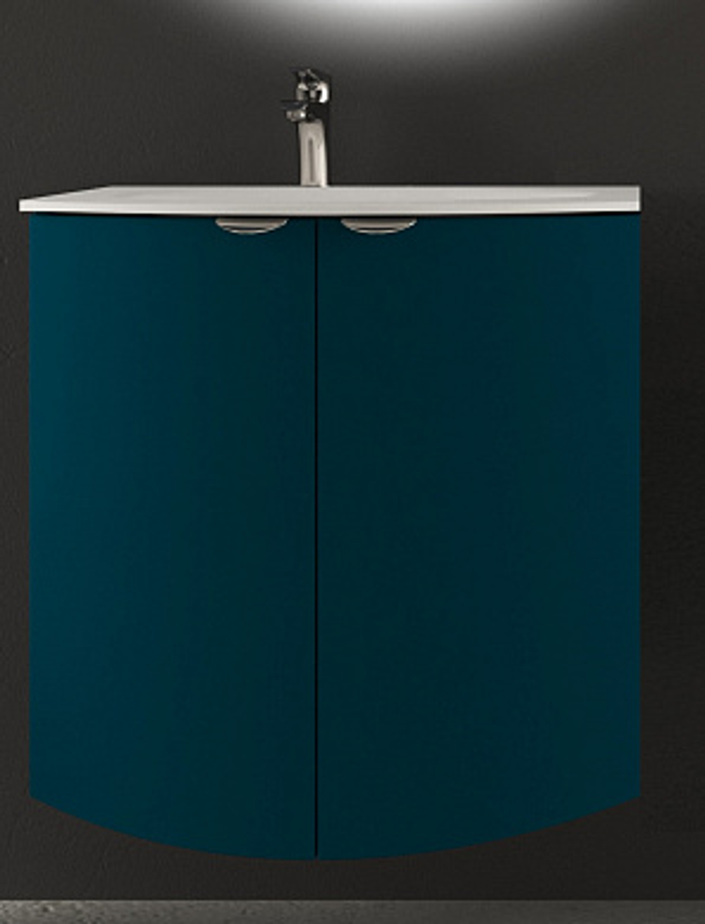 Мебель для ванной комнаты CEZARES RIALTO 104 см левосторонняя Blu petrolio 55172 + 55175