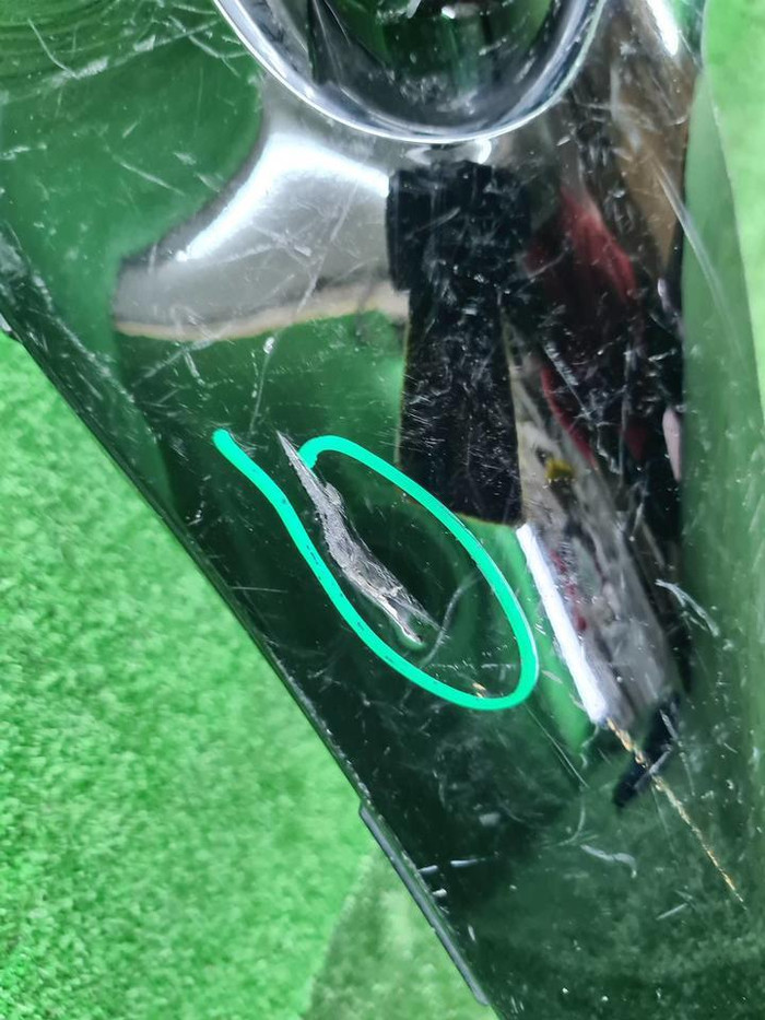 Юбка заднего бампера Mercedes W222 (2017-2020) AMG