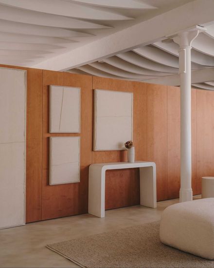 Aiguablava Консоль из белого цемента 120 x 80 см Испания La Forma