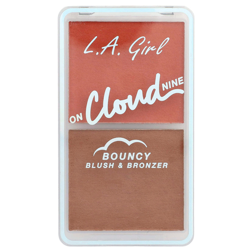 L.A. Girl, On Облако Nine, упругие румяна и бронзер, GBL500, туманно-лиловый, 6 г (0,21 унции)