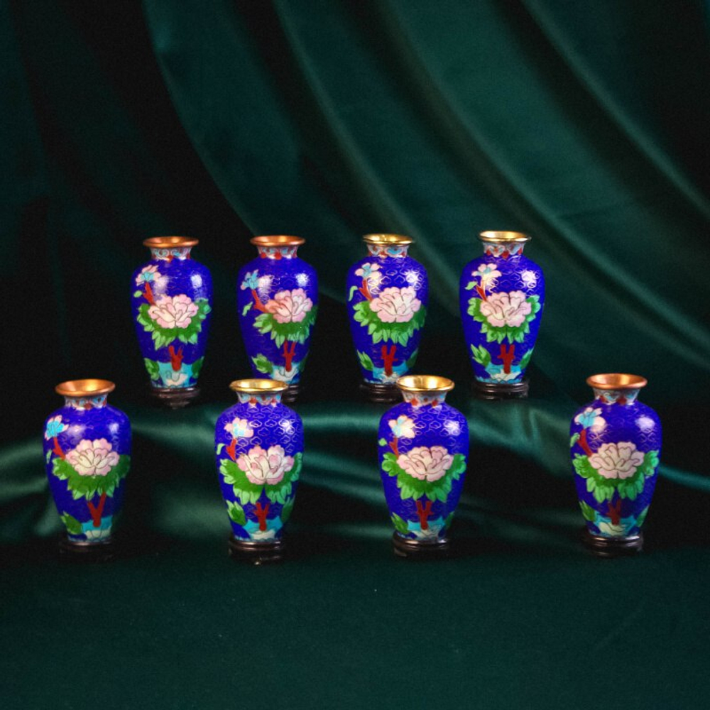 Коллекционный комплект ваз «Пионы» в оригинальной коробке