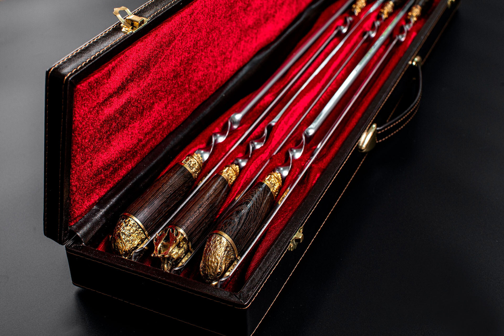 Подарочный набор шампуров в кейсе "Премьер"