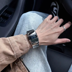 IB BENLYDESIGN Tribute To Millennium Vintage Y2K Watch X60011S3 Electronic Movement Watch Unisex Black Dial