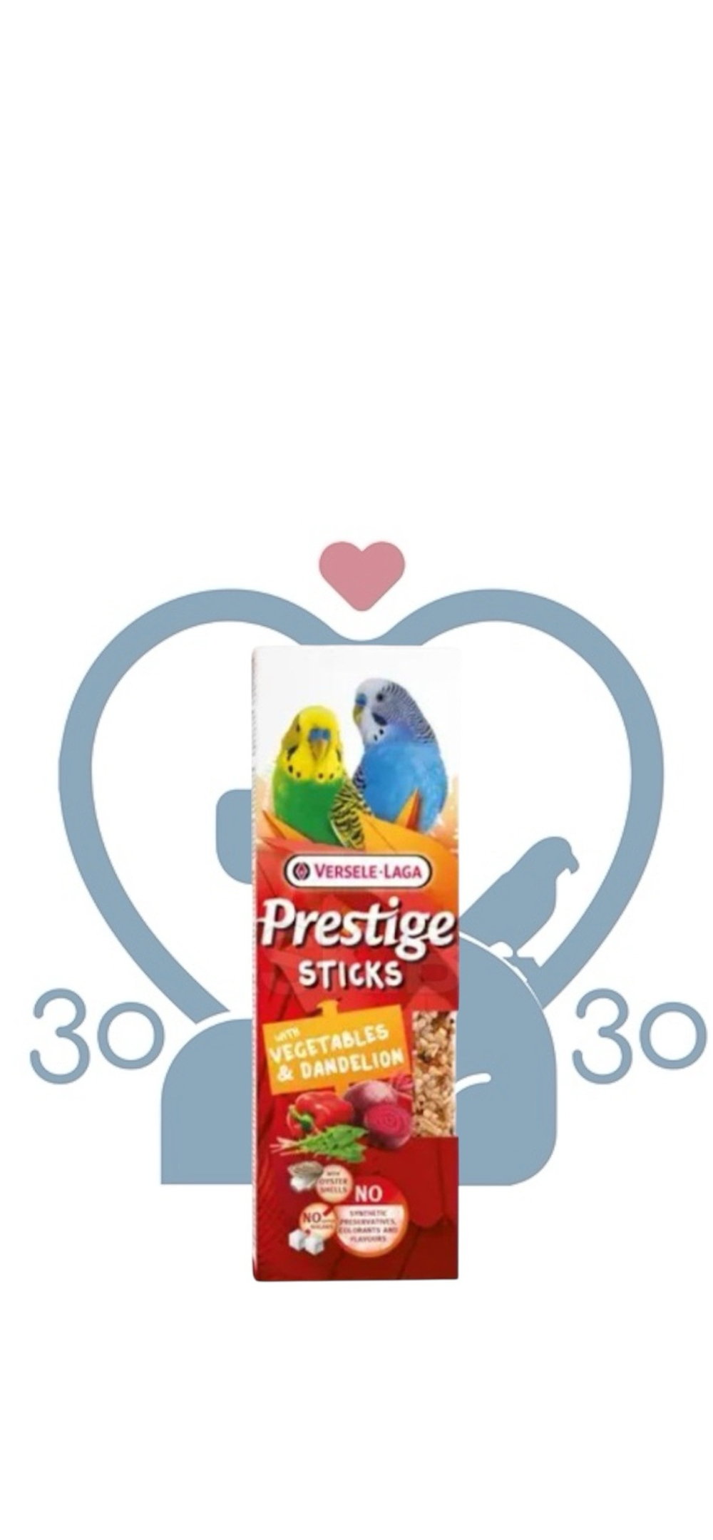 Versele-Laga prestige sticks доп корм палочки д/поп с овощ. И одуванчиком 60г