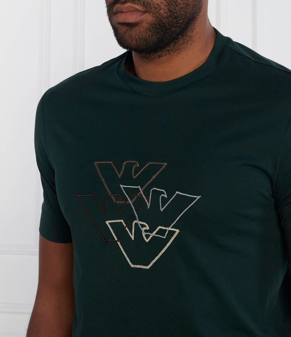 Футболка Emporio Armani - темно-зеленый(6R1T74 1JPZZ)