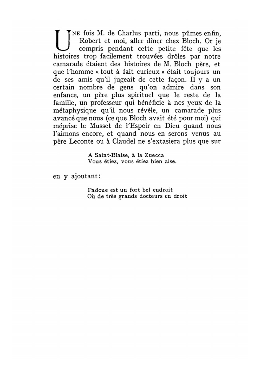 À l'ombre des jeunes filles en fleurs. Parte 3 | Marcel Proust