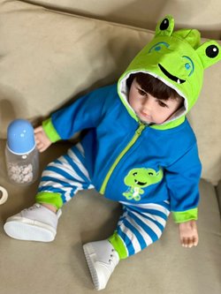 Кукла Реборн мягконабивная 48см в пакете (FA-079A)