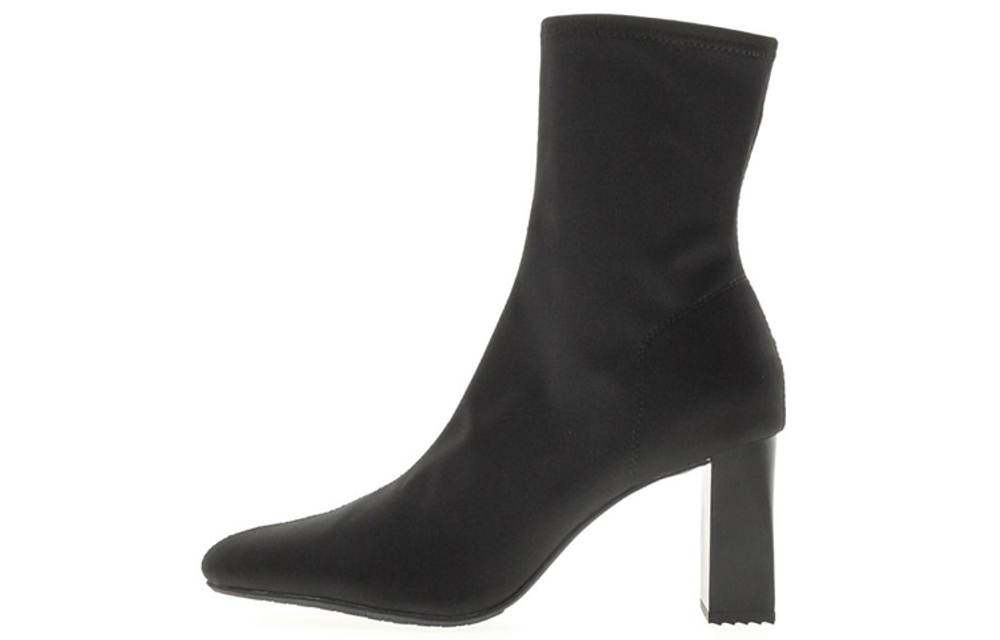 RANDA Stretch & Sock Boots Women"s Black/Dark Brown/Smoke Gray Brown