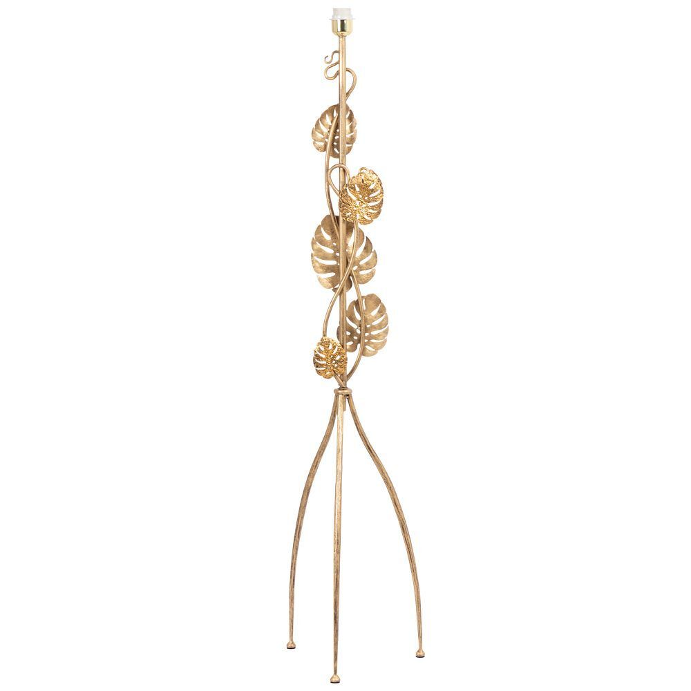 Светильник напольный торшер Monstera Deliciosa (Монстера) с абажуром Винтаж-2 Айвори