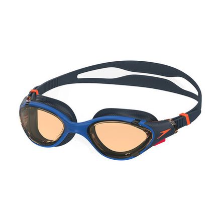 Очки для плав. SPEEDO Biofuse 2.0 8-00233201384, ОРАНЖЕВЫЕ линзы, синяя оправа