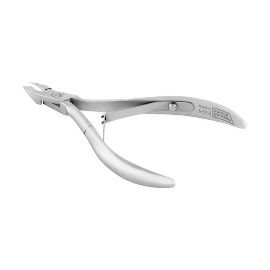 Кусачки для кутикулы Nippon Nippers лезвие 5 мм. двойная пружина, матовые N-03-5