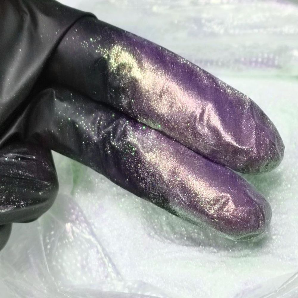 Набор пигментов "Цветной жемчуг №3 Premium" - мерцающий супер блеск до 250 мкм - 5 штук х 20мл. 8 грамм