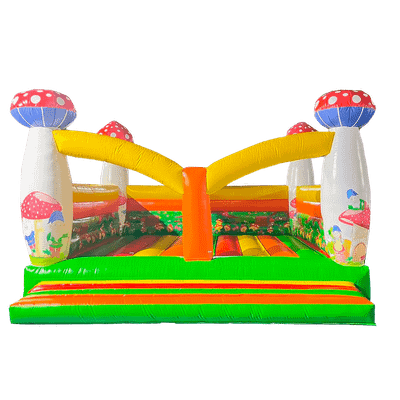 Коммерческий надувной батут «Грибочки», размер 5*4*3 м