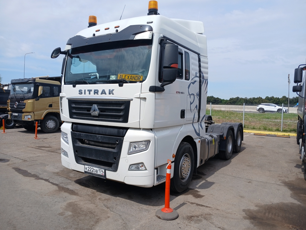 SITRAK C7H 6x4 Седельный тягач ZZ4256V364HE (Дизельный, 12,4 л, 480 л.с., АТ)