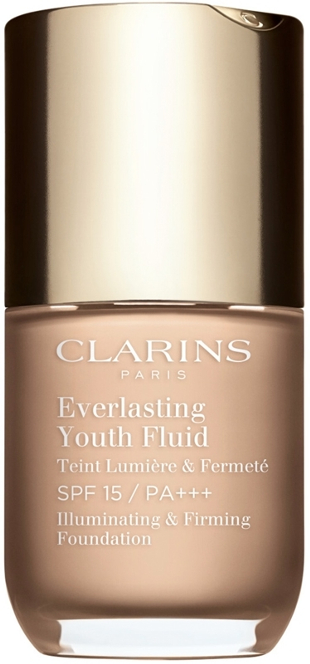 Clarins Everlasting Youth Fluid Foundation - Осветляющий тональный крем SPF 15, 30 ml