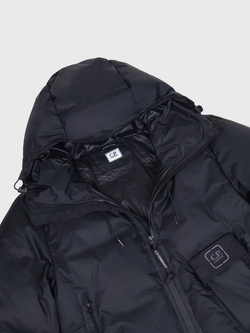 Пуховик C.P. Company Baffled Down Jacket Pertex Black