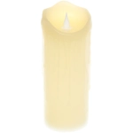 Сувенир с подсветкой «Свеча восковая - Изыск» 7,5*20 см - облита воском (работает от батареек 3 ААА)