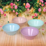 Салатник пластиковый 500мл в наборе 4шт 13,5*5,5см, цвета микс