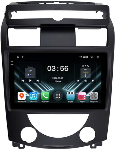Магнитола для SsangYong Rexton 2 Y250 2007-2012 - FarCar DX10-3271-10 монитор 10.36" IPS на Android 13, 4+64Гб, CarPlay