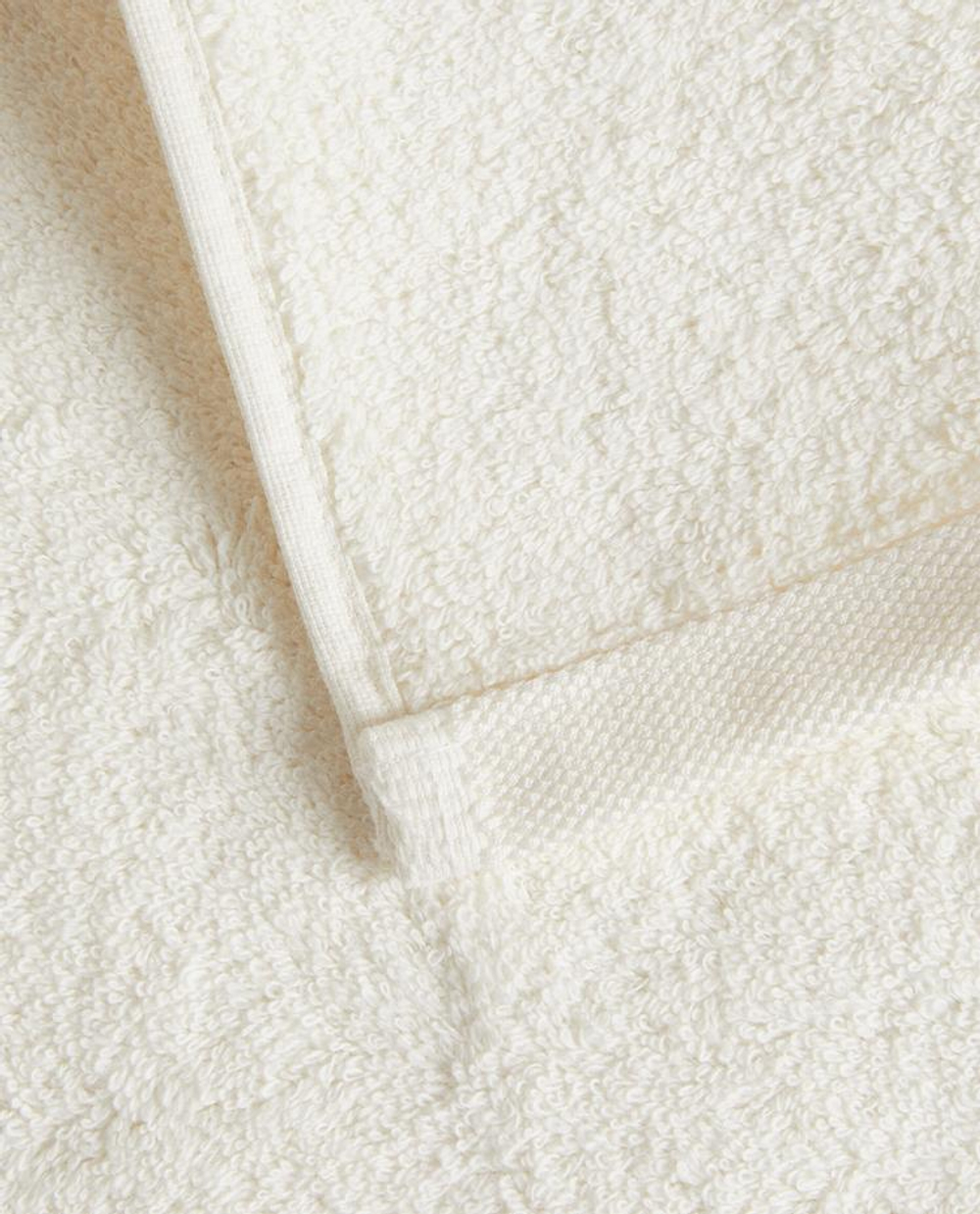 ZARA HOME ПОЛОТЕНЦЕ ИЗ ХЛОПКА ВЫСШЕГО КАЧЕСТВА (НАБОР ИЗ 3 ШТ), ЦЕТ СЛОНОВОЙ КОСТИ