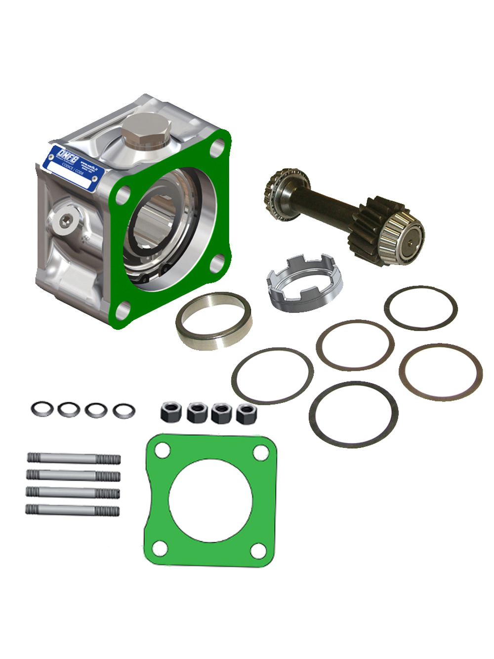 Комплект коробки отбора мощности для КПП ZF ZF 9S-1310 15490300271