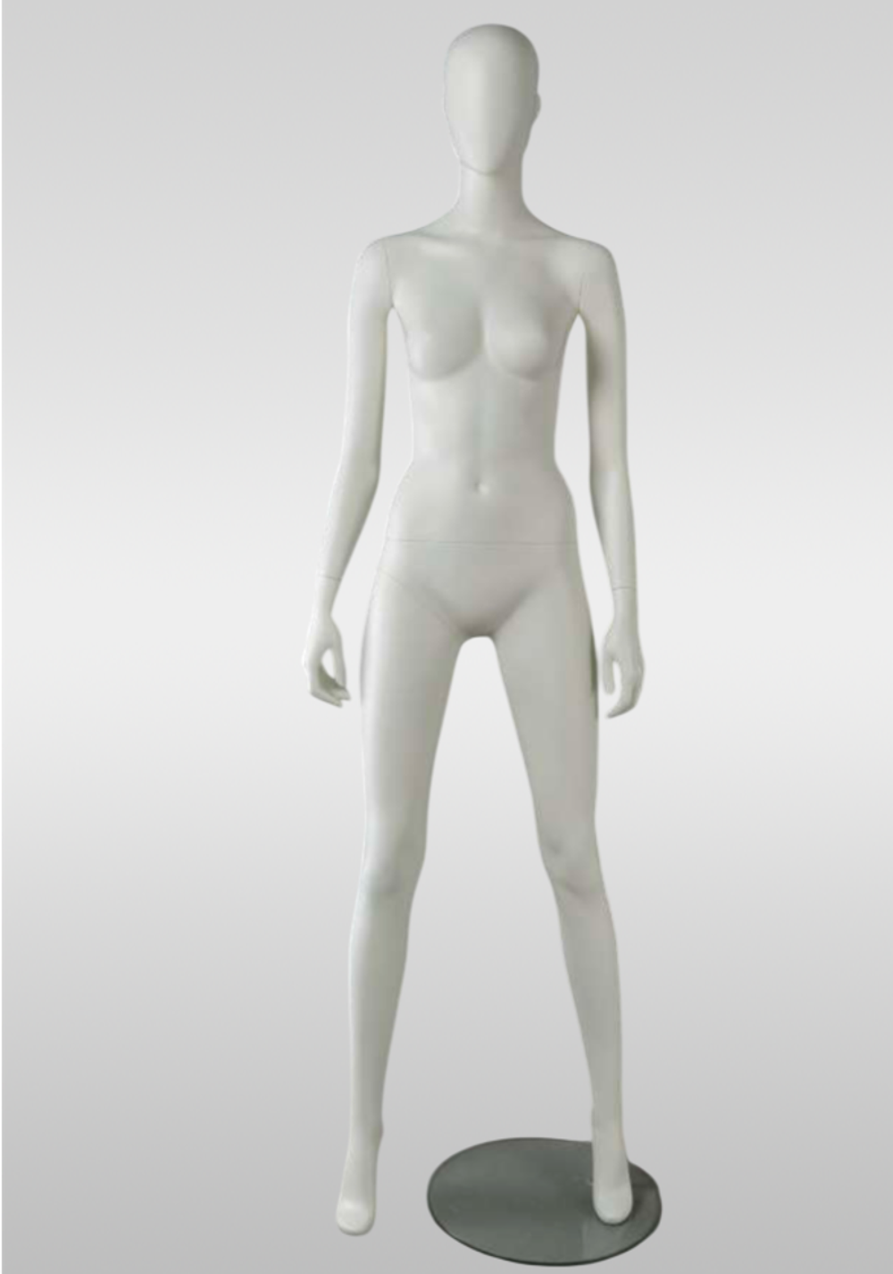 Женский абстрактный манекен Venus 2/Белый матовый