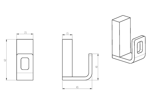 Boheme Крючок Bronze серия Q