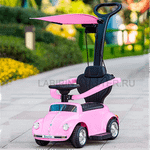 Детский толокар/каталка "Volkswagen Beetle" JQ618,розовый