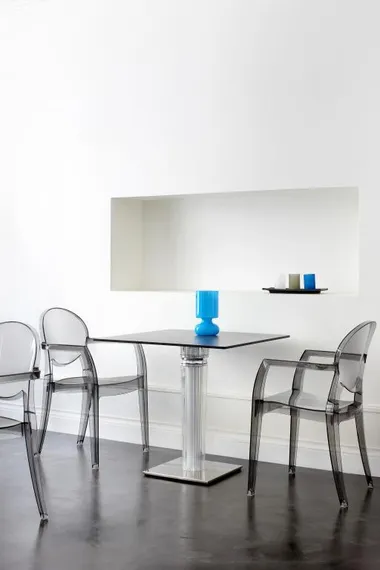 Стул с подлокотниками Igloo прозрачный