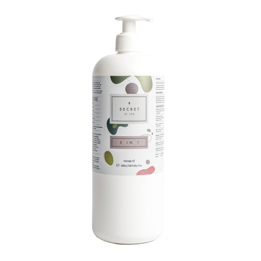 Профессиональное массажное масло 5 в 1 SECRET OF SPA