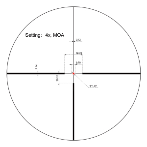 Прицел Vector Optics Continental X8 1-8x24 Hunting ED, сетка L4A (SCOC-37)