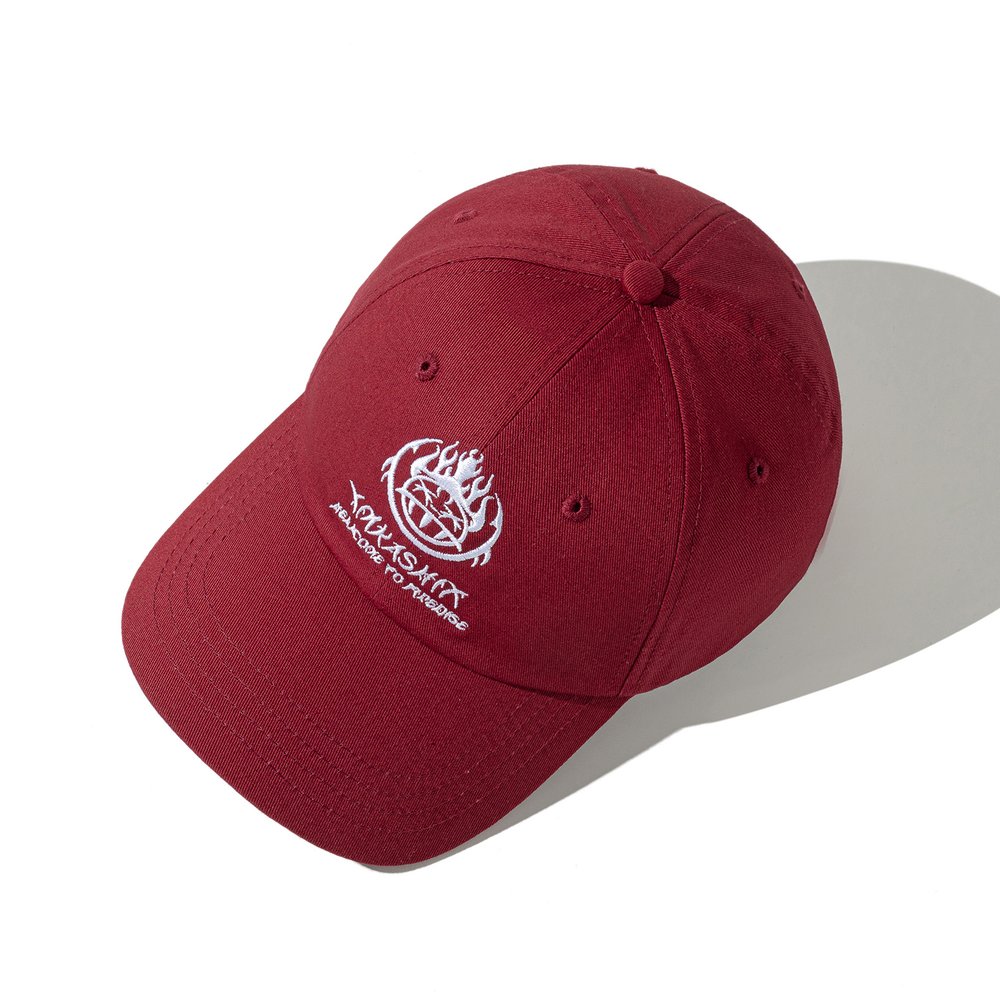 Кепка YMKASHIX HELLCOME бордовый