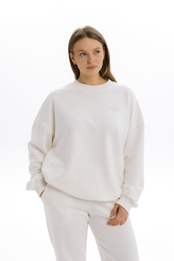 Толстовка Mazzika Unisex удлиненная, цвет молоко