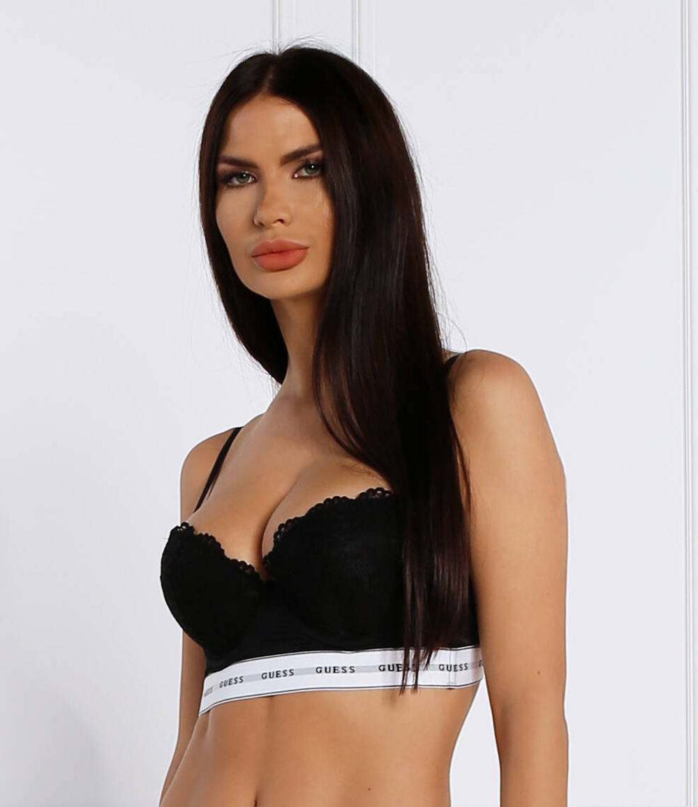 Сетевой бюстгальтер Guess Underwear - черный(O2BC06 KBBT0)