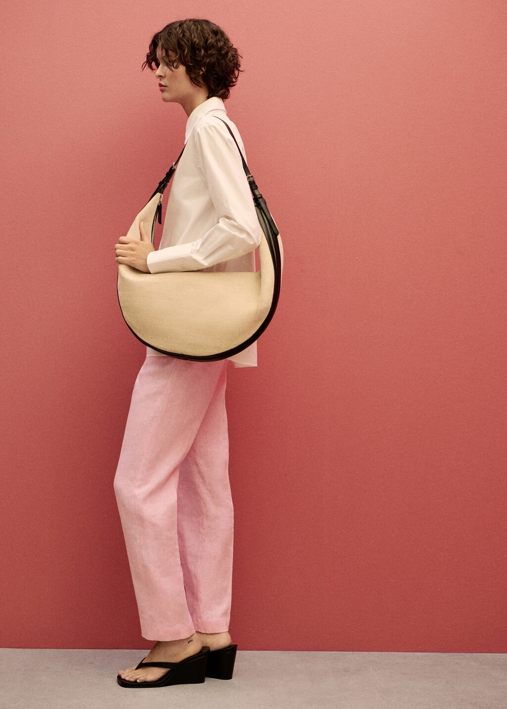 Костюмные брюки изо льна