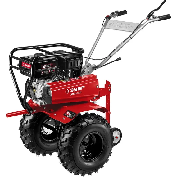 Мотоблок "ЗУБР" МТУ-450 (7 л.с., колеса 19*7-8, с пониж. передачей)