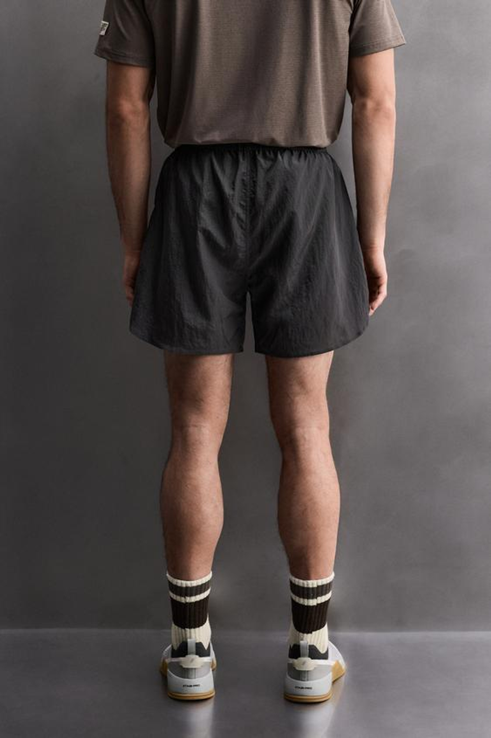 ZARA ШОРТЫ ДЛЯ ТРЕНИРОВОК 2 В 1, АНТРАЦИТОВО-СЕРЫЙ