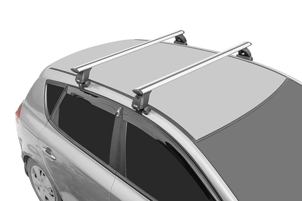 Багажник  LUX БК 3 с дугами 1,2 м крыло на Skoda Octavia A8