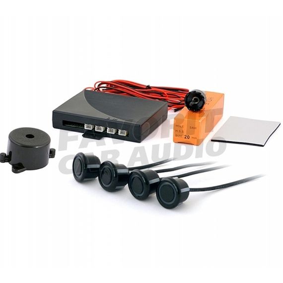 Парктроник SVS BUZ-001-4 Black без дисплея