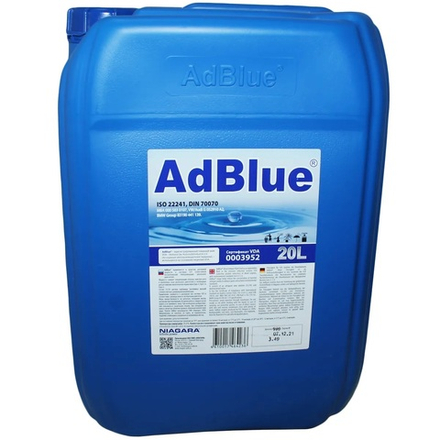 Жидкость AdBlue 20 л. (водный раствор мочевины) для систем SCR а/м Евро 4,5,6