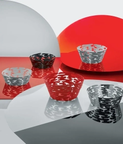 Alessi Корзина Barket 18x6,5 см белая