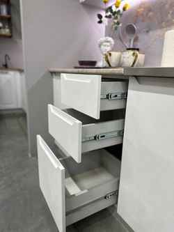 Кухня "Тренто" (Штукатурка белая), ДСВ-Мебель, г. Пенза