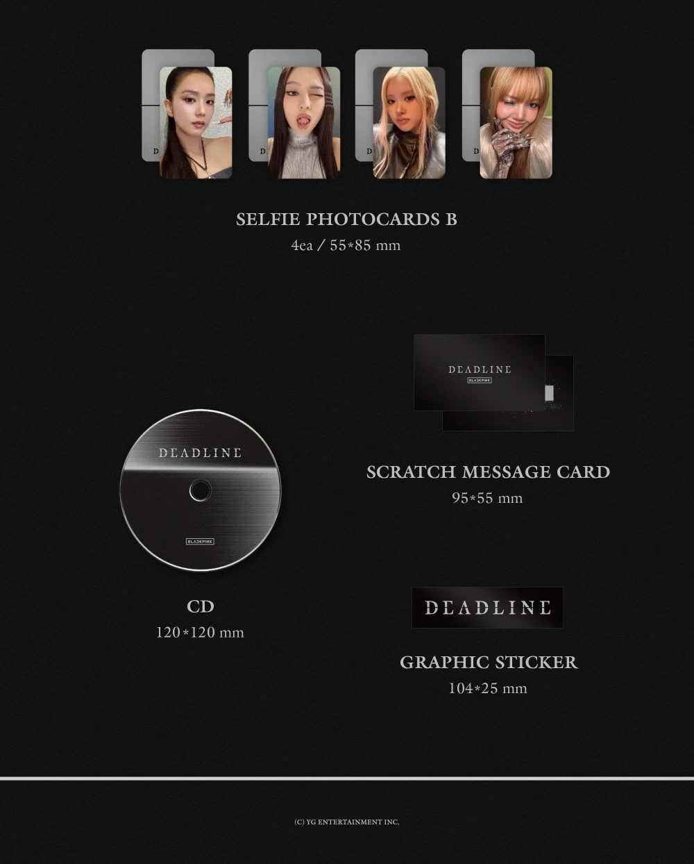 Альбом BLACKPINK - DEADLINE [GRAY ver.]