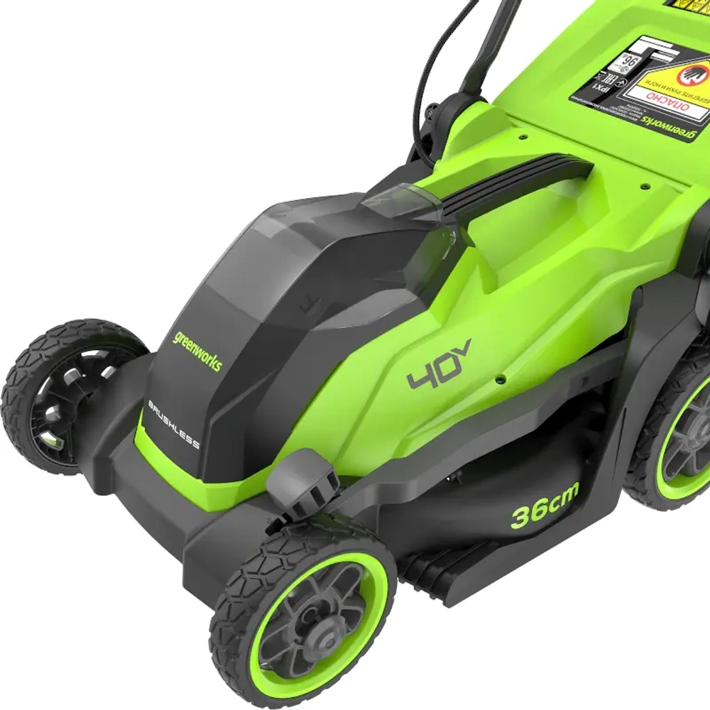 Аккумуляторная газонокосилка Greenworks GD40LM361 (1 x 4 Ач, ЗУ) 2520807UB