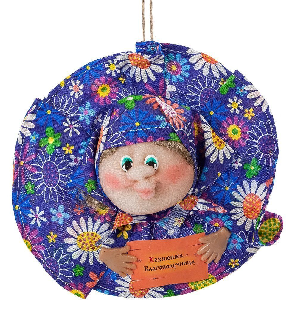 Народные промыслы К01-005 Панно-Домовой «Хозяюшка» d28 (благополучница)